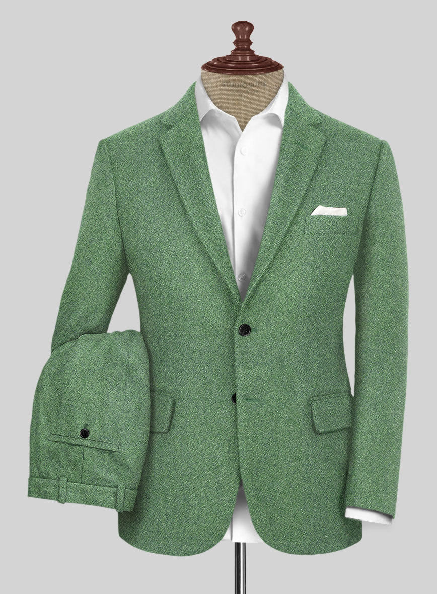 Highlander Heavy Paris Green Tweed Suit - StudioSuits