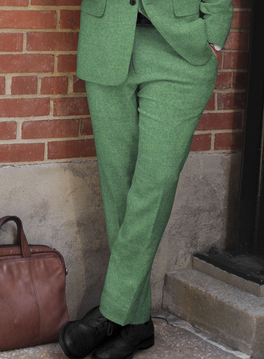 Highlander Heavy Paris Green Tweed Suit - StudioSuits