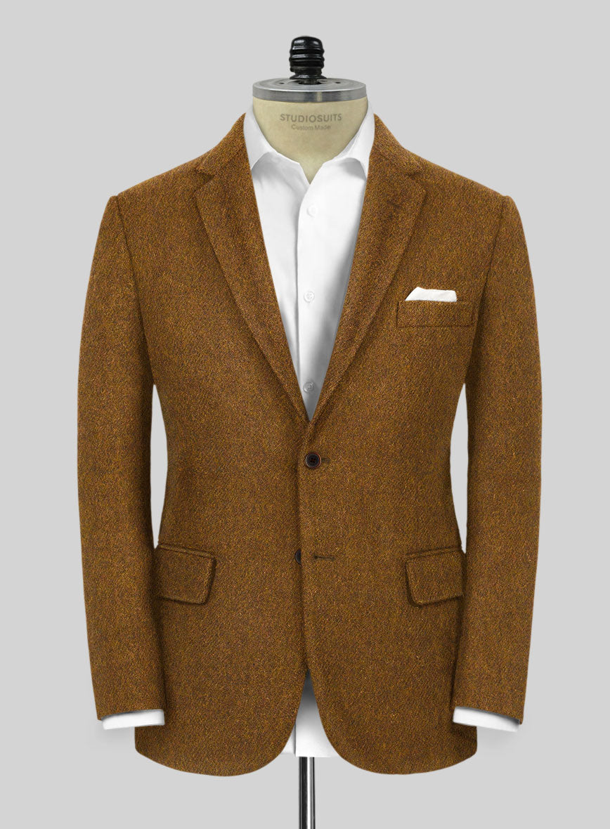Highlander Heavy Rust Tweed Jacket - StudioSuits