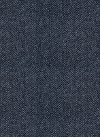 Highlander Heavy Blue Herringbone Tweed Pants - StudioSuits