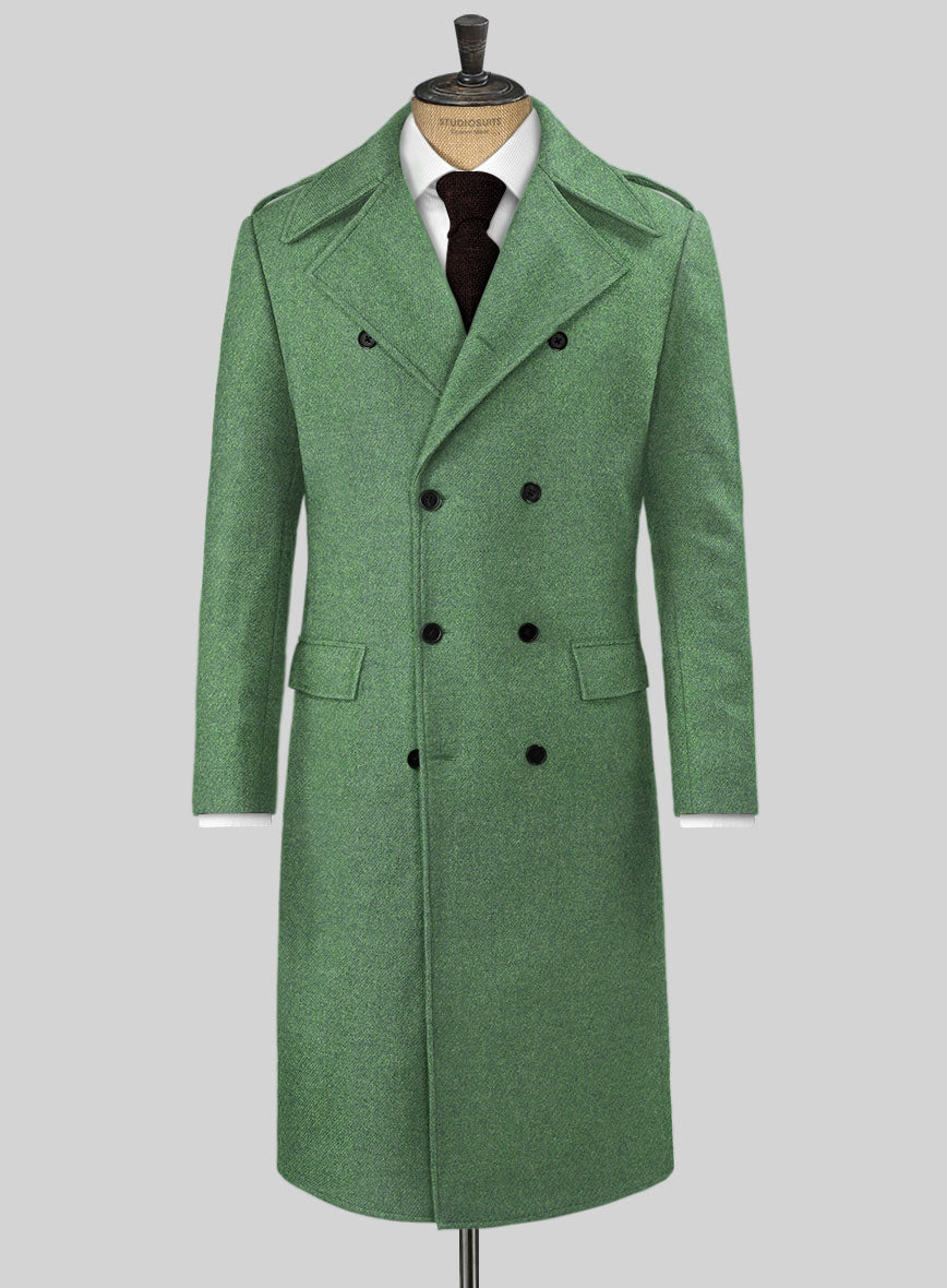 Highlander Heavy Paris Tweed GQ Trench Coat - StudioSuits