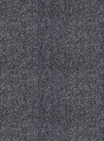 Highlander Heavy Charcoal Herringbone Tweed Pants - StudioSuits