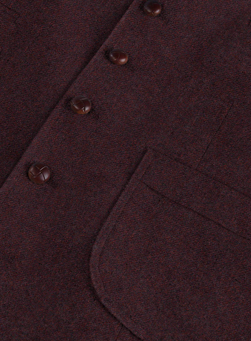 Highlander Sangria Tweed Hunting Vest - StudioSuits