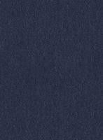 Indigo Blue Highland Flannel Wool Trousers - StudioSuits