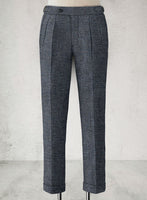 Indigo Blue Highland Tweed Trousers - StudioSuits