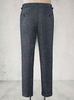 Indigo Blue Highland Tweed Trousers - StudioSuits