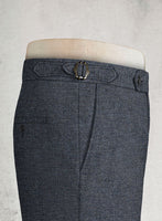 Indigo Blue Highland Tweed Trousers - StudioSuits