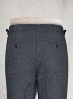 Indigo Blue Highland Tweed Trousers - StudioSuits