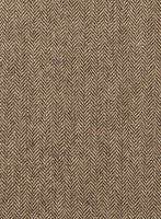 Tweed Tie - Irish Brown Herringbone - StudioSuits