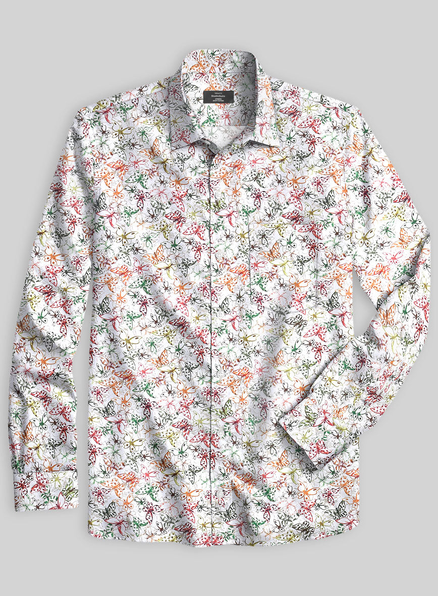 Italian Cotton Morpho Shirt - StudioSuits