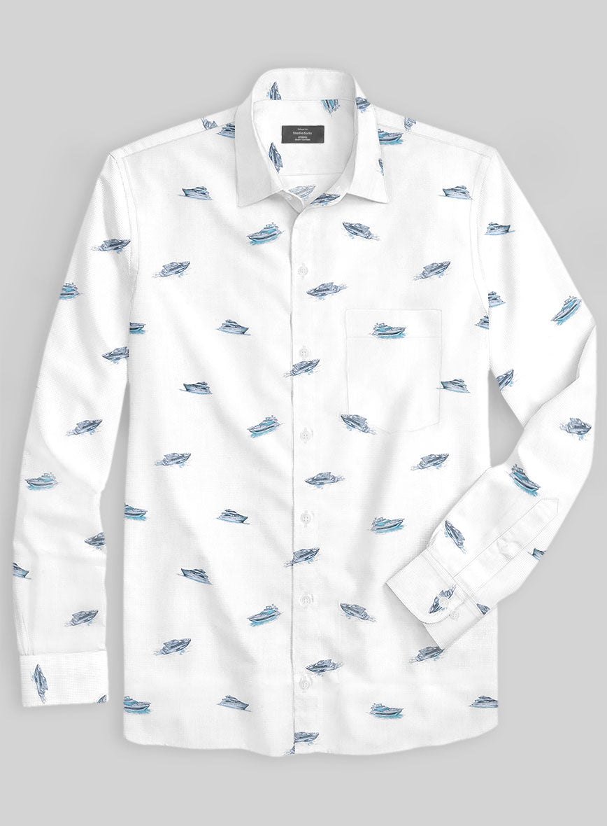 Italian Cotton Yacht Shirt - StudioSuits