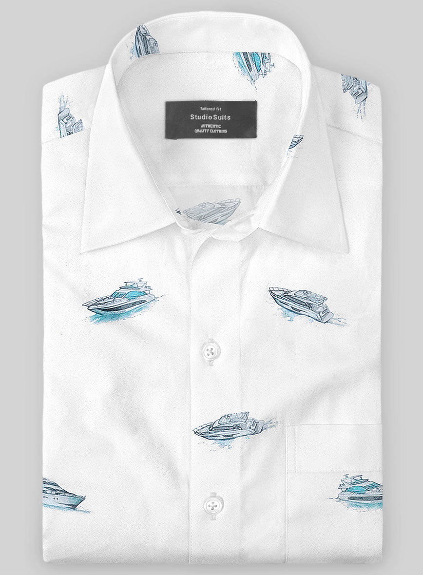 Italian Cotton Yacht Shirt - StudioSuits