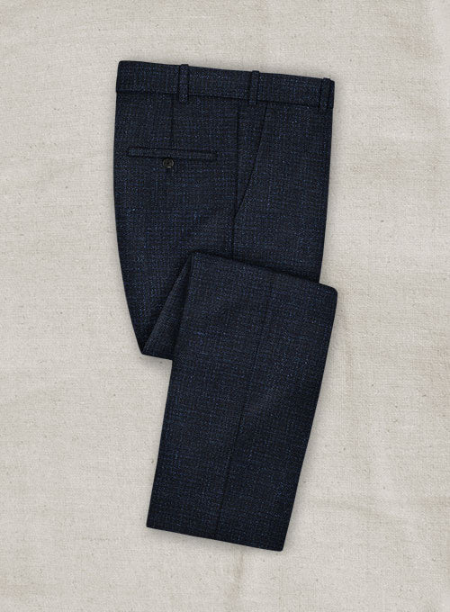 Italian Alpaca Wool Linen Cradez Pants - StudioSuits