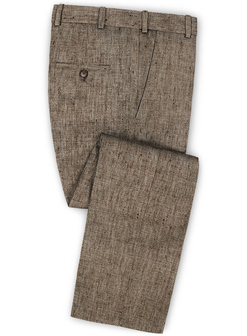 Italian Canguro Linen Pants - StudioSuits