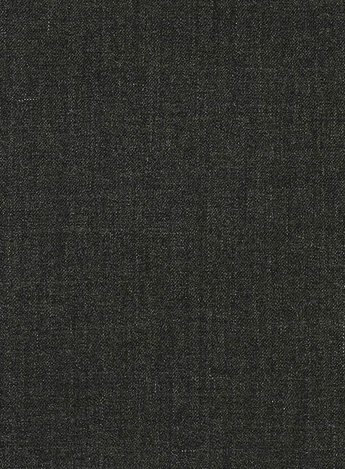 Italian Charcoal Angora Wool Jacket - StudioSuits