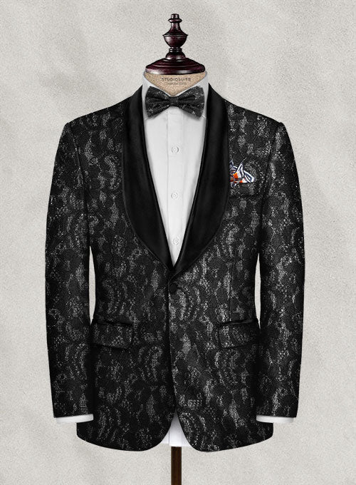 Italian Cotton Acceto Tuxedo Jacket - StudioSuits