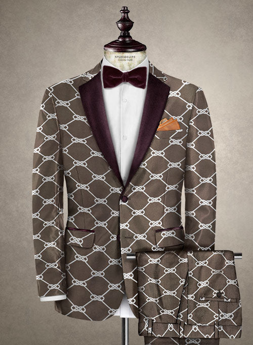 Italian Cotton Crus Tuxedo Suit - StudioSuits
