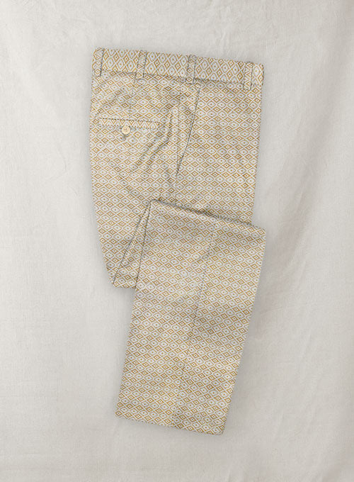 Italian Cotton Nafide Pants - StudioSuits