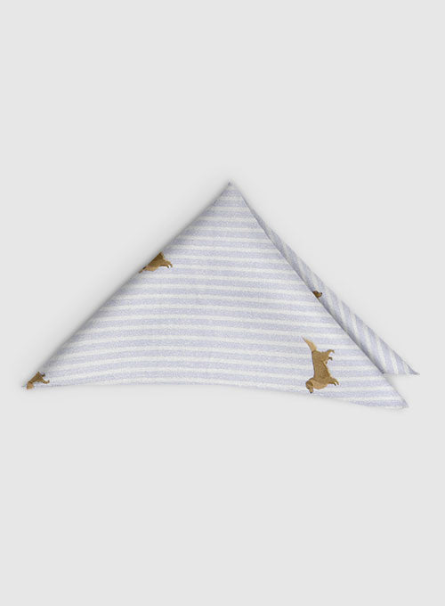Italian Cotton Pocket Square - Retriever - StudioSuits