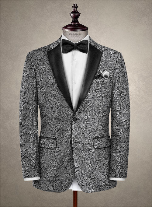 Italian Cotton Stretch Lonto Tuxedo Jacket - StudioSuits