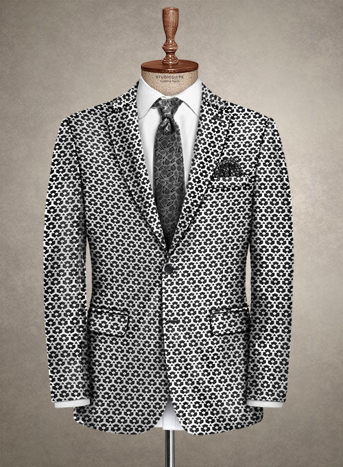 Italian Cotton Stretch Multe Jacket - StudioSuits