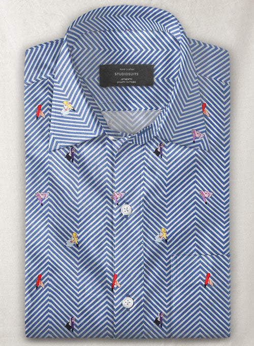 Italian Cotton Karaoke Shirt - StudioSuits