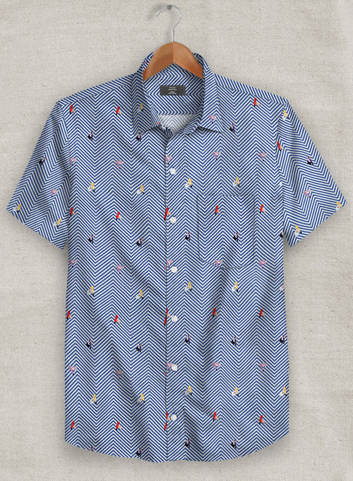 Italian Cotton Karaoke Shirt - StudioSuits