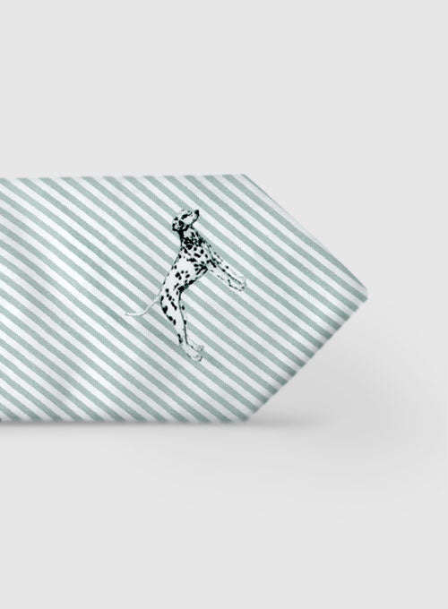 Italian Cotton Tie - Dalmatian - StudioSuits