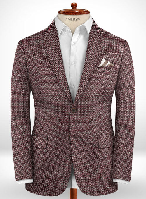 Italian Flannel Wool Atrize Jacket - StudioSuits