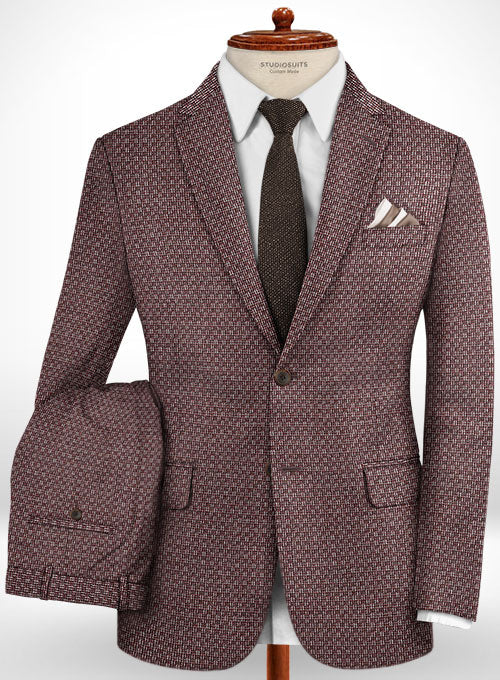 Italian Flannel Wool Atrize Suit - StudioSuits