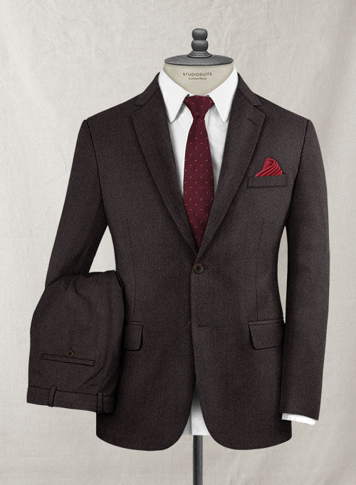 Italian Flannel Wool Ferana Suit - StudioSuits