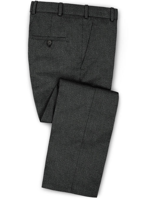 Italian Haze Gray Angora Wool Suit - StudioSuits
