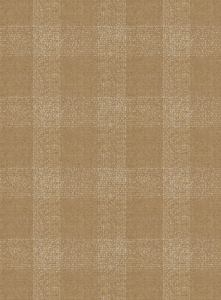 Italian Ainero Mocha Wool Pants - StudioSuits