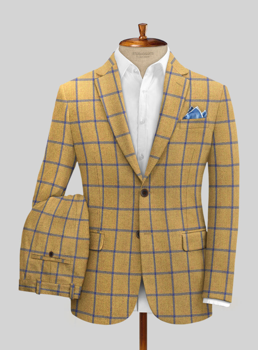 Italian Alter Checks Tweed Suit - StudioSuits