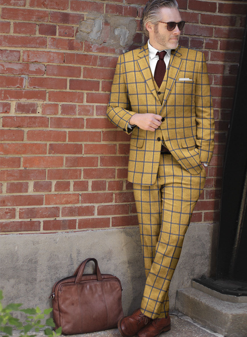 Italian Alter Checks Tweed Suit - StudioSuits
