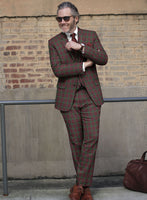 Italian Antio Checks Tweed Suit - StudioSuits