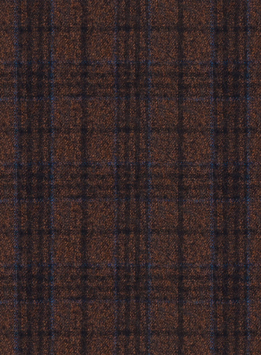 Italian Aspar Brunette Wool Suit - StudioSuits