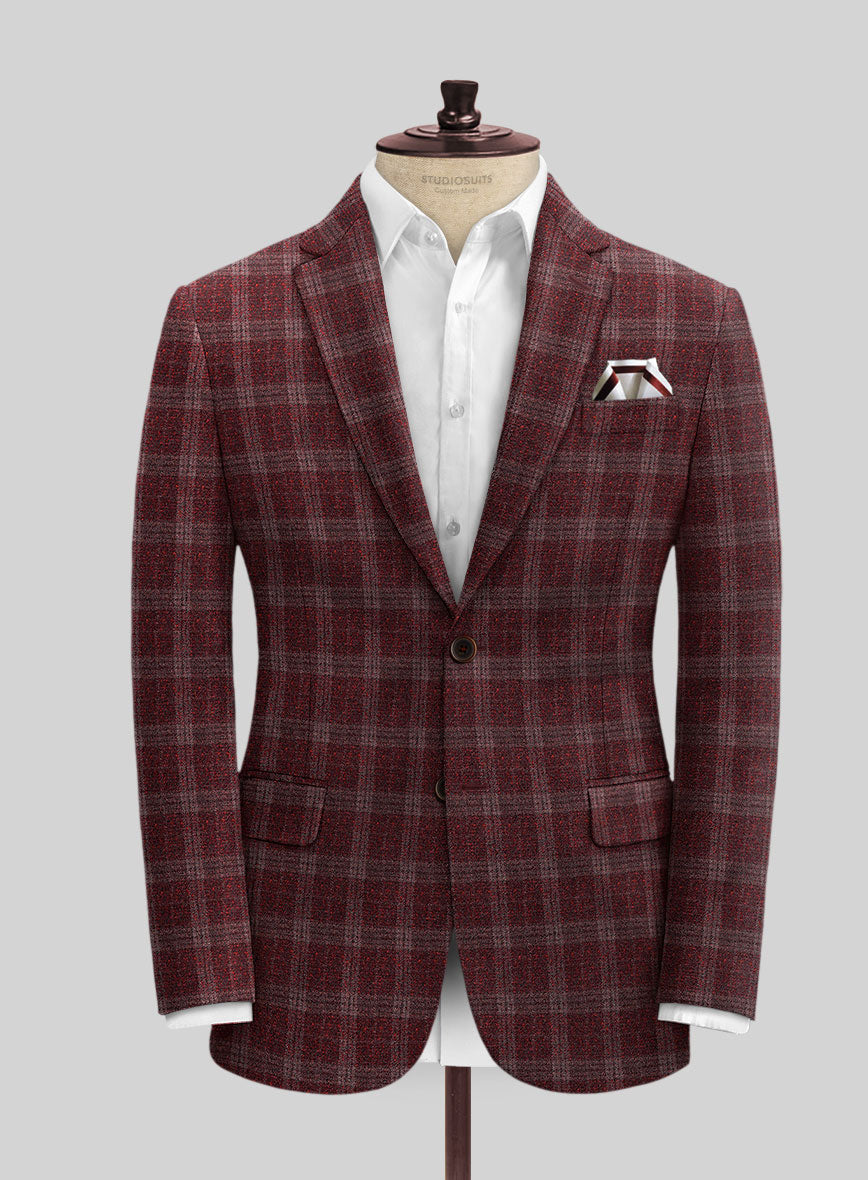 Italian Austor Checks Tweed Suit - StudioSuits