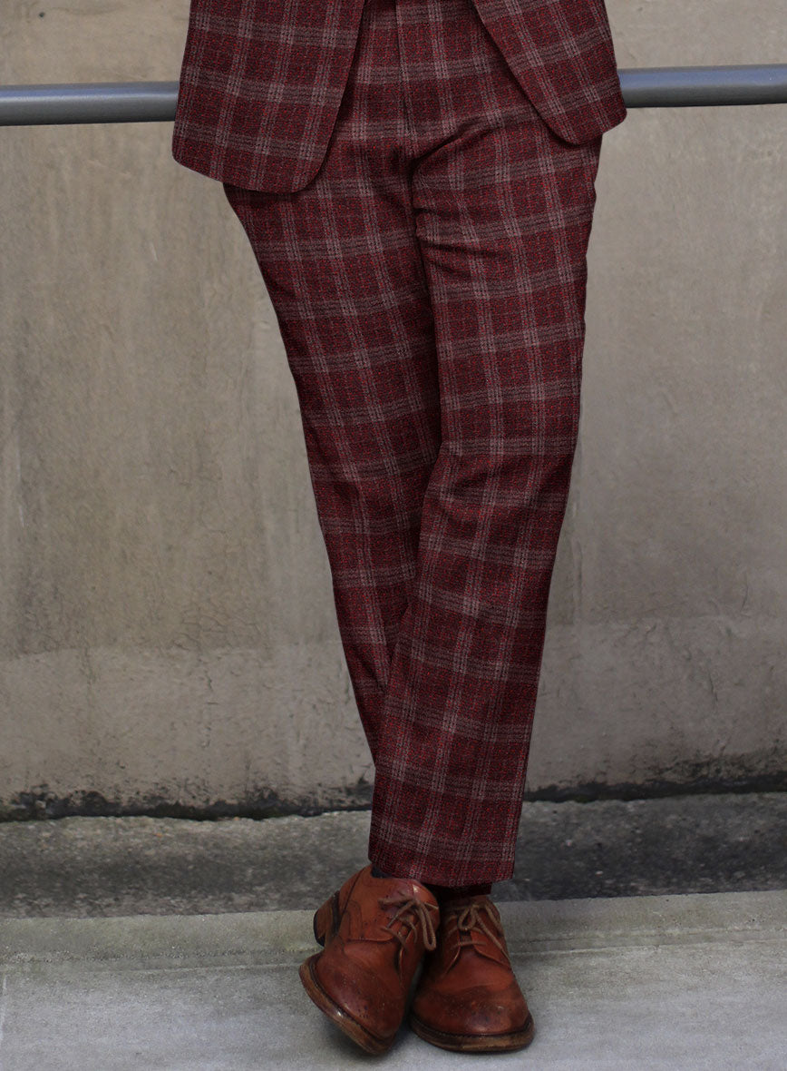 Italian Austor Checks Tweed Suit - StudioSuits