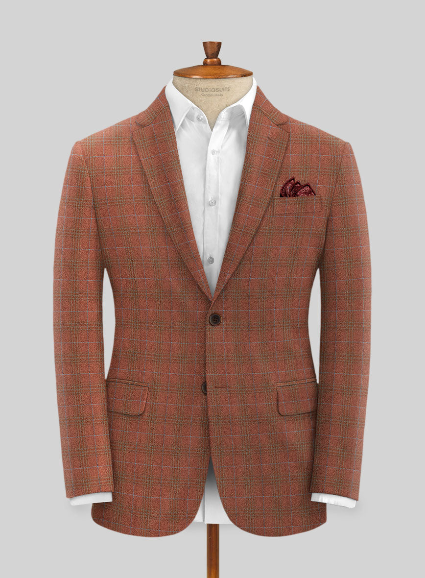 Italian Bapa Checks Tweed Suit - StudioSuits