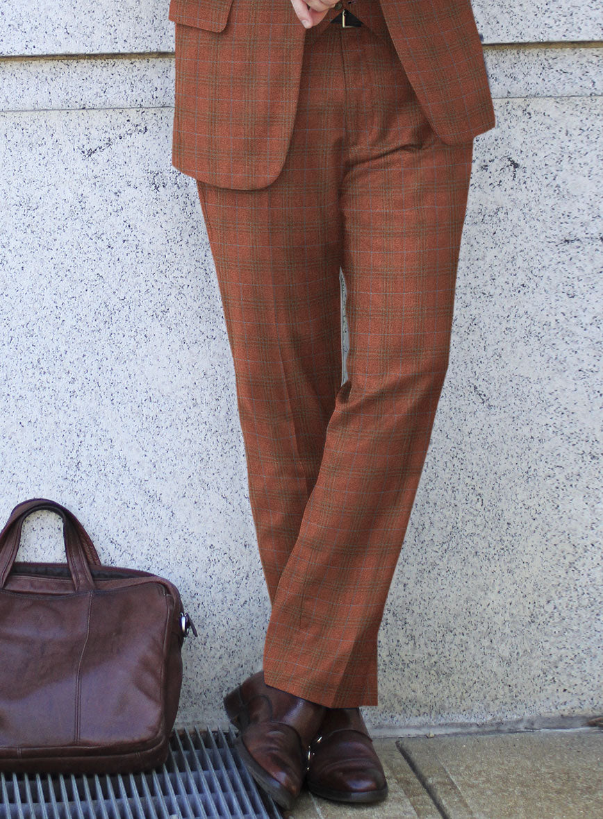 Italian Bapa Checks Tweed Suit - StudioSuits