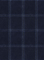 Reda Blue Checks Wool Jacket - StudioSuits