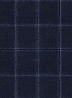 Reda Blue Checks Wool Jacket - StudioSuits