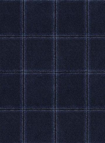 Reda Blue Checks Wool Pants - StudioSuits