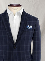 Reda Blue Checks Wool Suit - StudioSuits