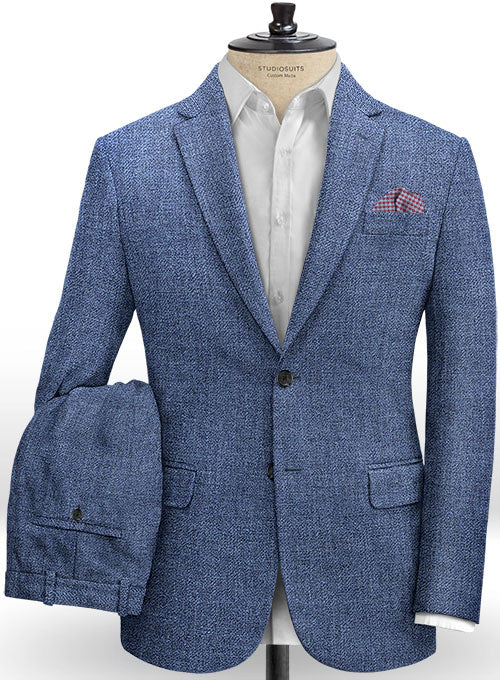 Italian Cashmere Silk Linen Scanno Suit - StudioSuits