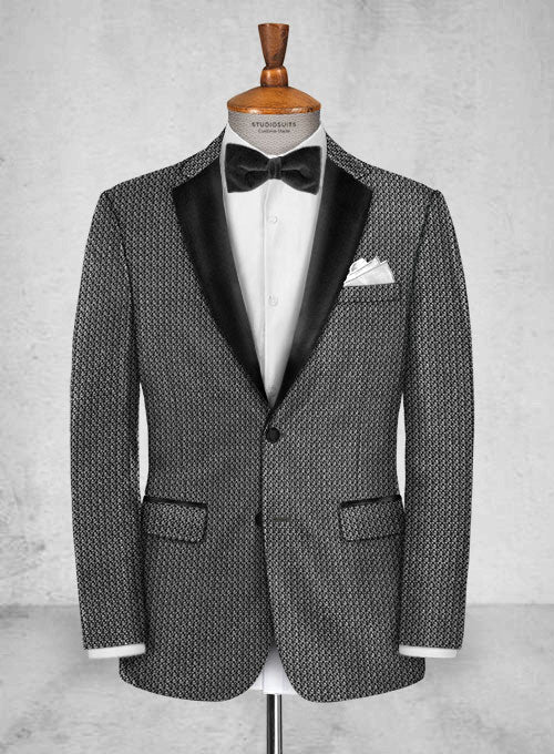 Italian Cashmere Silk Zarali Tuxedo Jacket - StudioSuits