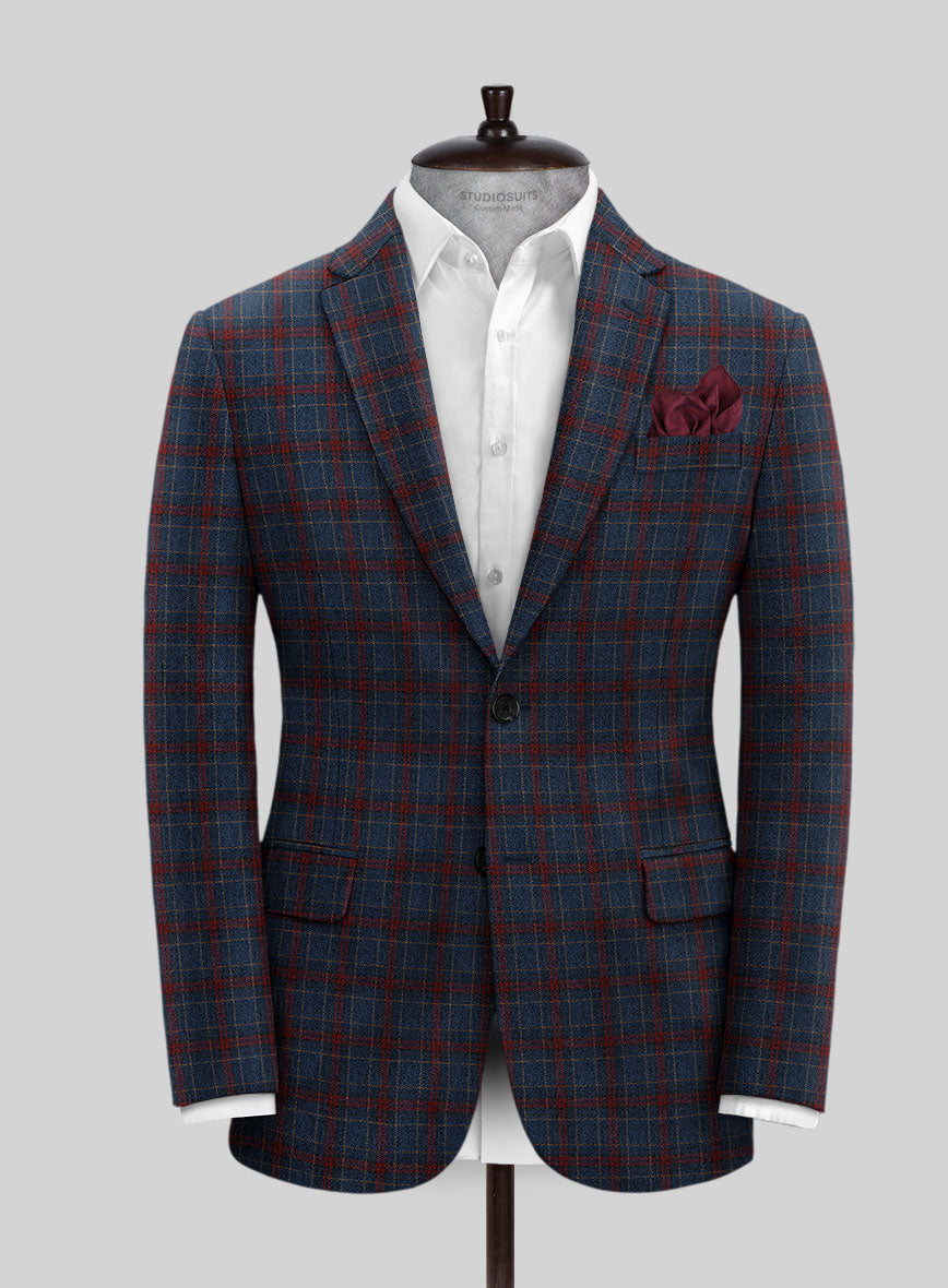 Italian Cellar Checks Tweed Suit - StudioSuits