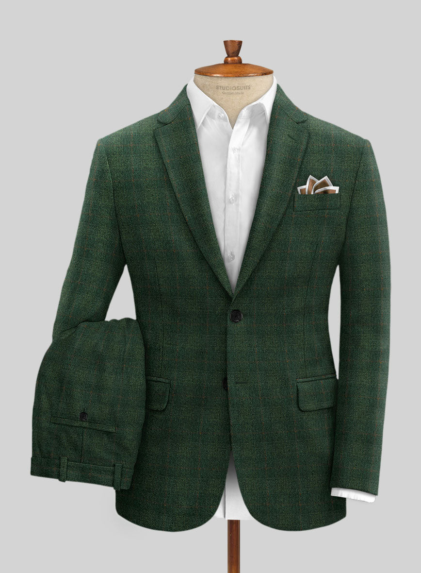 Italian Condro Checks Tweed Suit - StudioSuits