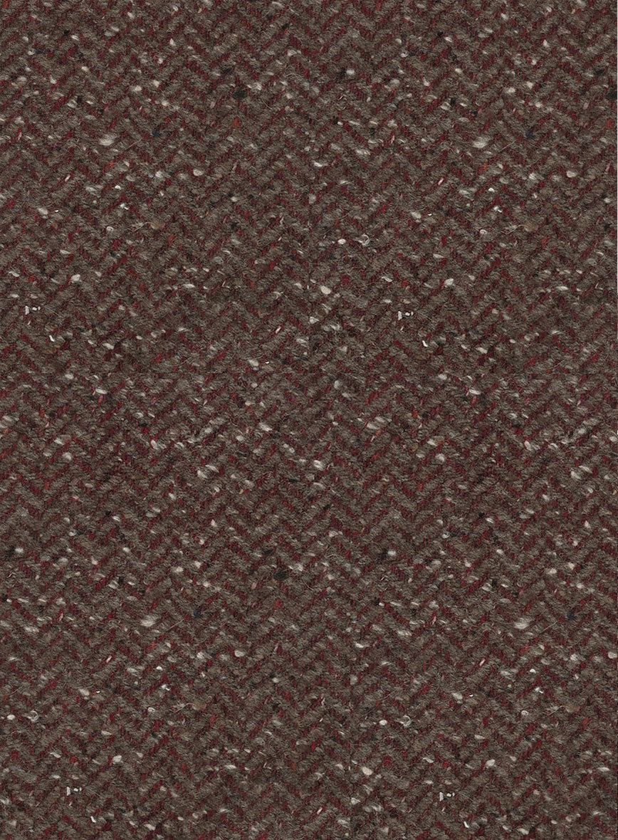 Italian Cosmic Brown Tweed Jacket - StudioSuits
